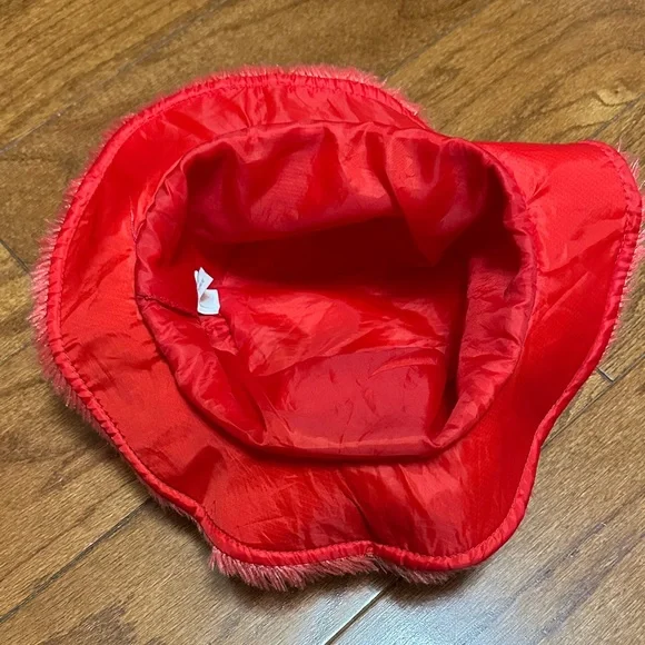 Sesame Street Live Red Elmo Fuzzy bucket Hat - Picture 7 of 8